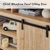 Mastgoal TV Stand for 80inch TVs with Sliding Door, Adjustable Shelf & Storage, 32inch Tall Modern Media Console for Living Room - 3 of 4