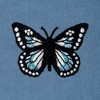 Dalix Butterfly Embroidery Relaxed Hoodie Soft Fleece Sweatshirt Fit Lounge Womens - 2 of 4