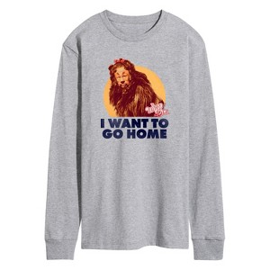 Men's - Wizard of Oz - Lion Home Long Sleeve Graphic T-Shirt - 1 of 4
