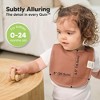 KeaBabies 8pk Organic Quin Baby Bibs for Drooling and Teething, Cotton Drool Bibs, Newborn Baby Boys, Baby Girls Bibs - 4 of 4