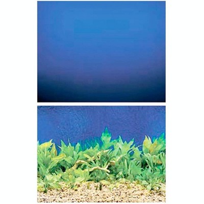 Penn-Plax Double Blue Sea Amazing Background, 12" x 50' Aqaurium Background