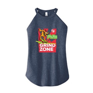 Women's - Disney - Pluto Grind Zone Graphic High Neck Tank - 1 of 3