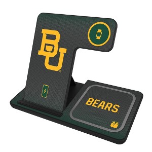 Keyscaper Baylor University Bears Linen 15-Watt 3 in 1 Charging Station - 1 of 4