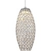 Possini Euro Design Carlier Chrome Crystal Mini Pendant 5 1/4" Wide Modern LED Clear Crystal for Dining Room Foyer Kitchen Island Entryway Bedroom - 3 of 4