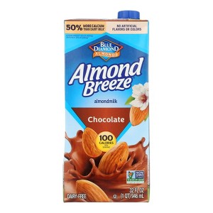 Almond Breeze - Almond Milk - Chocolate - Case of 12 - 32 fl oz - 1 of 2