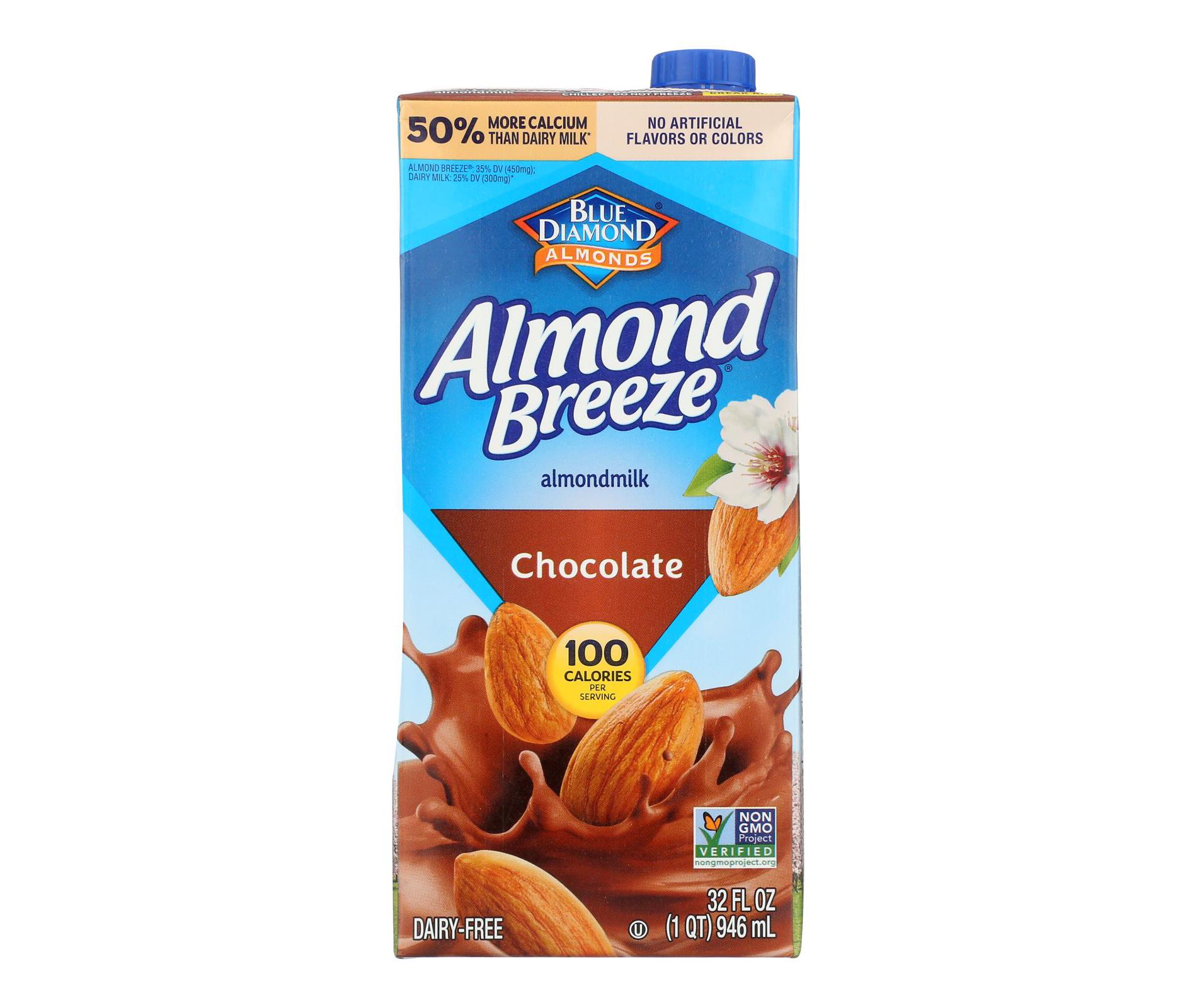 Almond Breeze - Almond Milk - Chocolate - Case of 12 - 32 fl oz