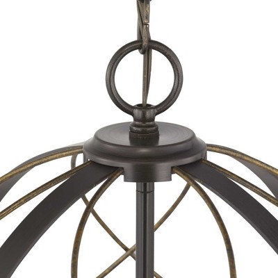 Brandywine 16" Silver Ridge and Bronze LED Pendant Light