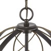 Progress Lighting Brandywine 3-Light Pendant, Antique Bronze, Steel, Farmhouse/Transitional, Hand-Gilded Wire Accents - 4 of 4