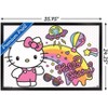 Trends International Hello Kitty - Retro Rainbow Framed Wall Poster Prints - 3 of 4