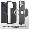 Vena vArmor Apple iPhone 15 Pro Max Case with MagSafe, Impact-Resistant Military Grade Rugged Case with Kickstand Holster Belt Clip - Graphite Gray - 3 of 4