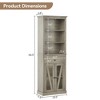 67'' Tall Bathroom Cabinet Storage, Storage Cabinet with Shelves, Drawers, and Doors, Adjustable Shelves - 2 of 4