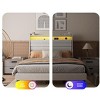 Comfy Upholstered Platforms Bed Frame , Modern Bed Frame with Wood Slat Support, No Box Spring Needed, Easy Assembly - 4 of 4