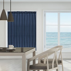 PiccoCasa Thermal Insulated French Room Darkening Door Curtain Panel - 1 of 4