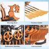 Robotime 3D Puzzles Wooden Dragon Boat Mechanical Gear Model Kit Birthday Gift Toys for Adult Kids, Multicolored, 18.35"*18.14"*14.49" - image 2 of 4