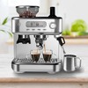 Espresso machine with LCD display, stainless steel construction, featuring PID temperature control system. Ideal for home use or as a gift for dad. - 2 of 4