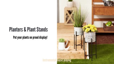 Medium Galvanized Metal Diamond Wall Planter for Indoor/Outdoor Use