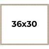 PosterPalooza | 36x30 Thin Barnwood Picture Frame, UV Acrylic, 2 Finishes - Grey and Black - 2 of 4