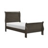 NicBex Traditional Wood Twin/Full/Queen Platform Bed Frame with Headboard and Footboard,Elegant Sleigh Design,Box Spring Needed,Easy Assembly - 3 of 4