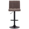 vidaXL Bar Stools 2 pcs Taupe Fabric - 4 of 4