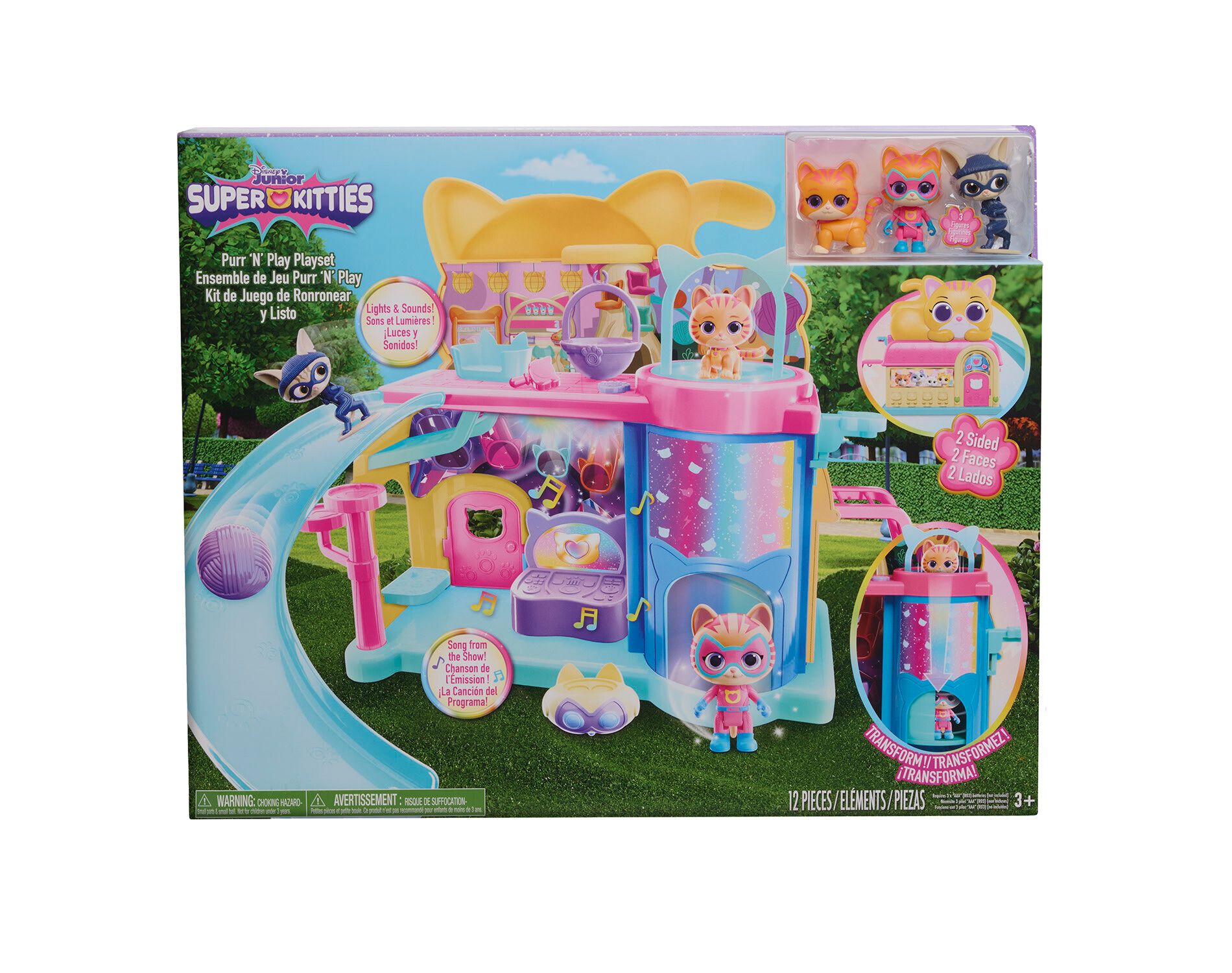 Disney Junior SuperKitties Purr N Play Playset