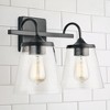 Capital Lighting 2 - Light Vanity in  Matte Black - 4 of 4