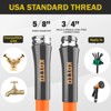 KOTTO Heavy Duty Garden Hose, 5/8" High Flow, Lightweight, Leak-Proof, Flexible Water Hose for Outdoors - 4 of 4