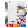 KINGART Sketch, Mixed Media & Watercolor Paper 3-in-1 9x12 60 Sheets - 2 of 3