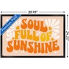 Trends International Hey Happy - Soul Full Of Sunshine Framed Wall Poster Prints - 3 of 4