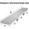 48"x12"x3" Concession Window Shelf Stainless Steel Foldable Food Truck Shelf 110 LBS Capacity - 2 of 4