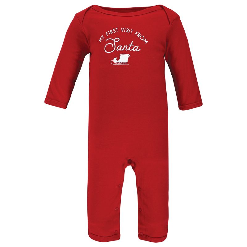 Hudson Baby Unisex Baby Cotton Coveralls, North Pole, 4 of 7