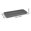 Unique Bargains Soap Dish Soap Cleaning Storage Keep Soap Dry for Bathroom Silicone 8.98''x3.54'' 1Pcs - 4 of 4