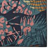 3'x5' Melling Washable Outdoor Rug Navy/Gold - Linon: Machine-Washable, UV & Mildew Resistant - 3 of 4