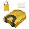 Unique Bargains Reusable Non-Woven Metallic Shiny Finish Gift Goodie Bags 12 Pcs - 3 of 4