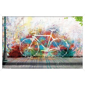 Trends International Ghost Bike Framed Wall Poster Prints - 1 of 4