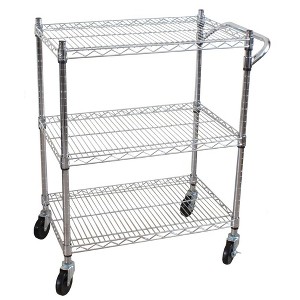 Oceanstar 3 Tier Heavy Duty All-Purpose Utility Cart - 1 of 4