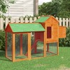 vidaXL Chicken Coop Brown Solid Pine Wood, Engineered Wood, Large Coop - Brown - 2 of 4