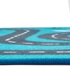 Carpets for Kids Pixel Perfect Tranquil Travel Road Play Classroom Rug, Rectangle, Light Blue - 4 of 4