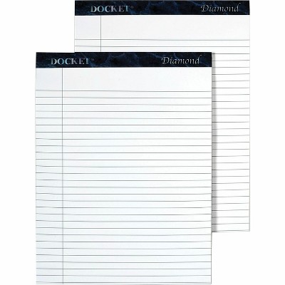 Tops Notepad Wide Rule 24lb. 50 Shts 8-1/2"x11-3/4" 2/BX WE 63975