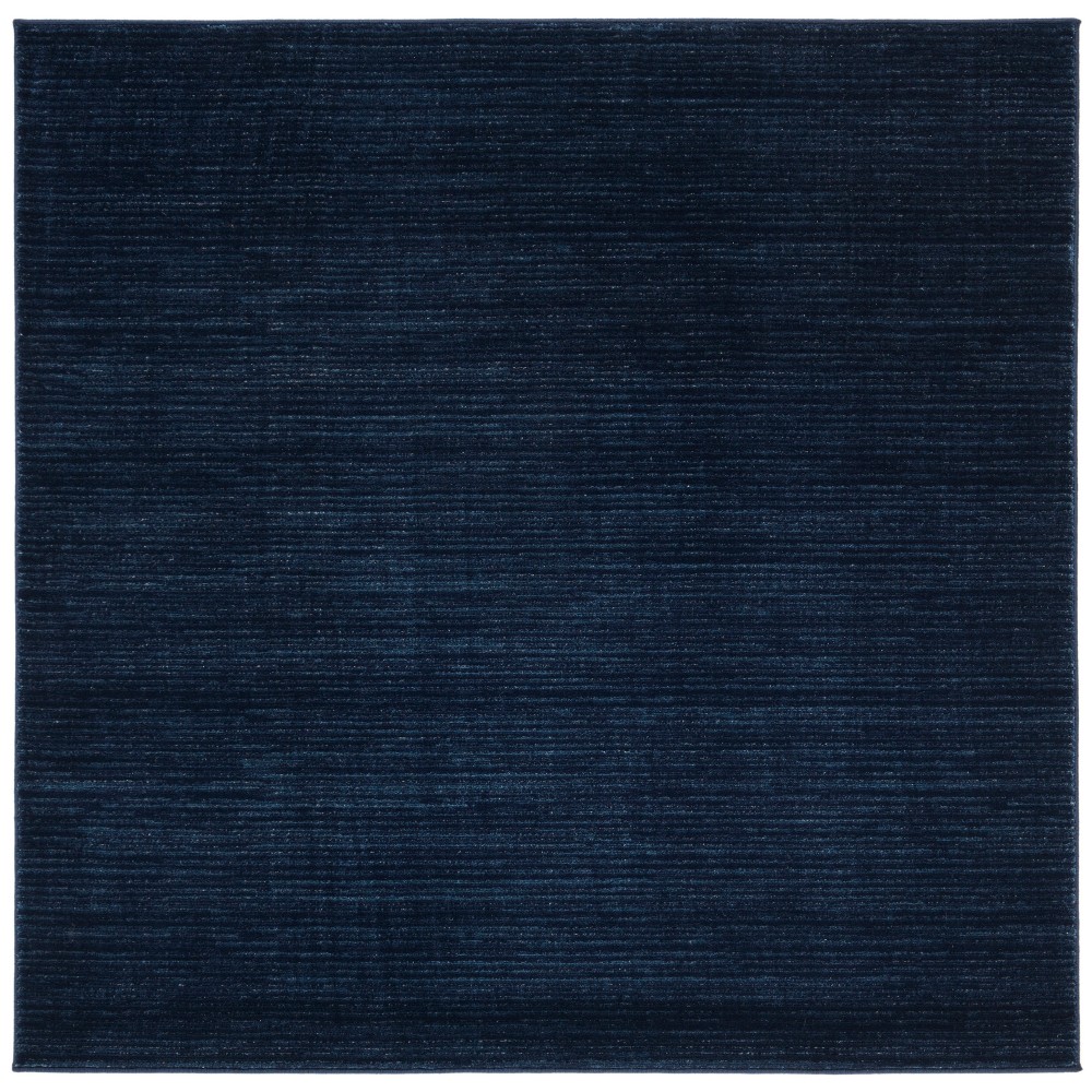 5'X5' Loomed Solid Square Area Rug Navy - Safavieh