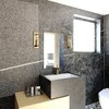Vaxcel Bari 1 - Light Sconce in  Satin Brass - 2 of 4