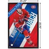 Trends International NHL Montreal Canadiens - Kirby Dach 23 Framed Wall Poster Prints - 3 of 4