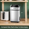 InstaSeal Vacuum Sealer Food Saver Bag Sealer Machine Upright Suction Base With 50 Food Safe Storage Bags - 2 of 4