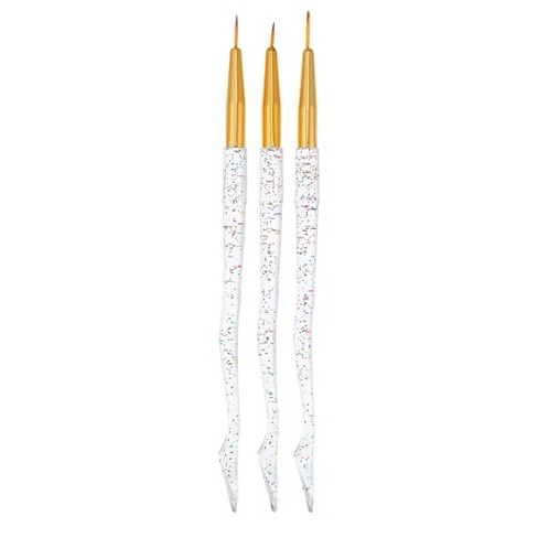 5Pcs Plastic Dotting Pen With Fine Line For Nail Art Liner Brushes Tiny  Details Fine Drawing Nail Pen Painting Manicure Tools