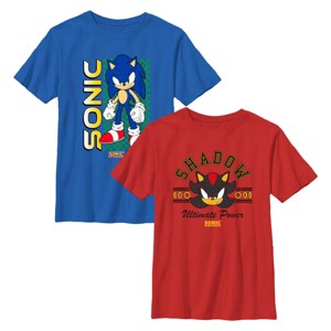 Boys Sonic the Hedgehog Ultimate Power Duo T Shirt - 1 of 2
