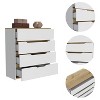 NicBex 4 Drawers Dresser for Bedroom,Dresser with Light Oak Wooden Top,Storage Dresser for Bedroom - image 4 of 4