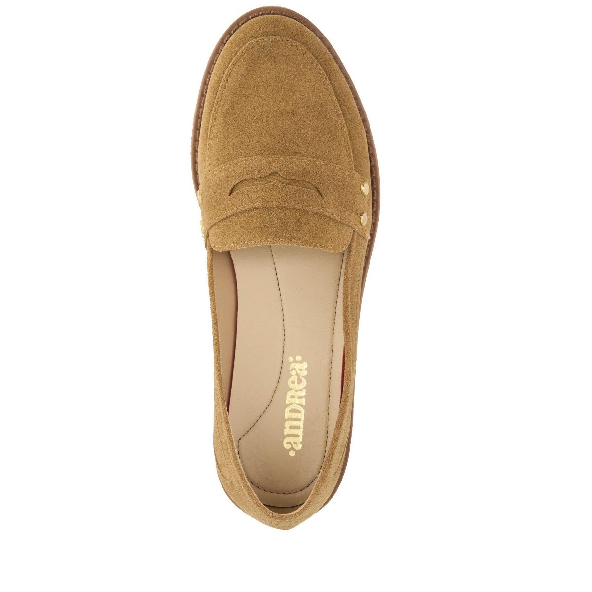 Женские туфли Andrea Women's Comfort Loafers 91062-3847947 Beige 6 — фото 4