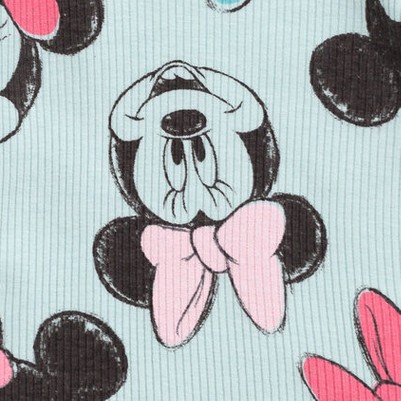 mint green, minnie mouse