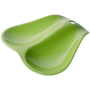 Hutzler Twin Double Melamine Spoon Rest - Sleek Design Holds 2 Large Spoons - 1 of 4