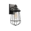 Chloe Lighting Lucas Industrial-Style 1 Light Textured Black Outdoor/indoor Wall Sconce 12" Tall - 2 of 3