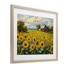 Stupell Industries Sunflower Farm Floral Field Framed Print Under Glass Art - 2 of 4